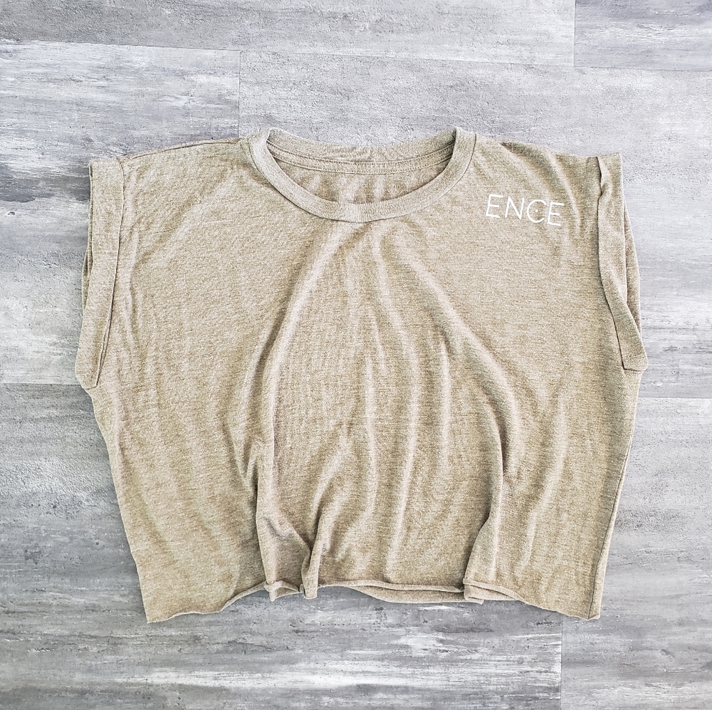 Olive ENCE Cropped Boxy Sleeve